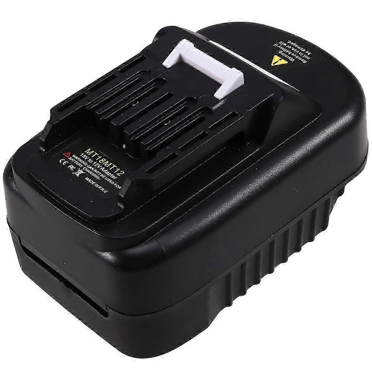 Adapter compatible with Makita 18V to 12V Battery Convert to compatible with Makita 12V Cordless Power Tool BL1016 BL1021B