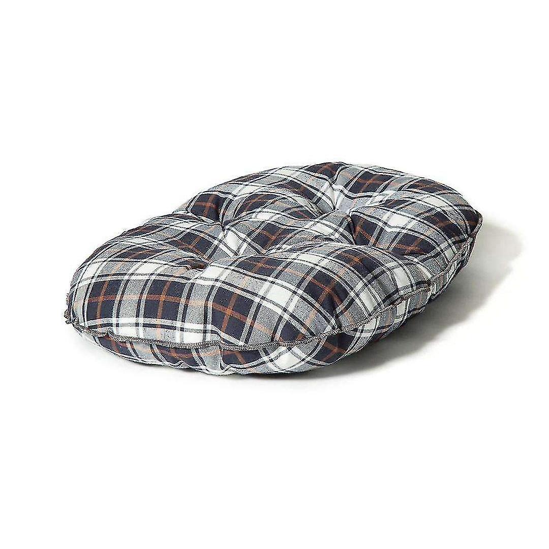 Dog Beds Lumberjack White/navy Quilted Mattress 84cm 33''