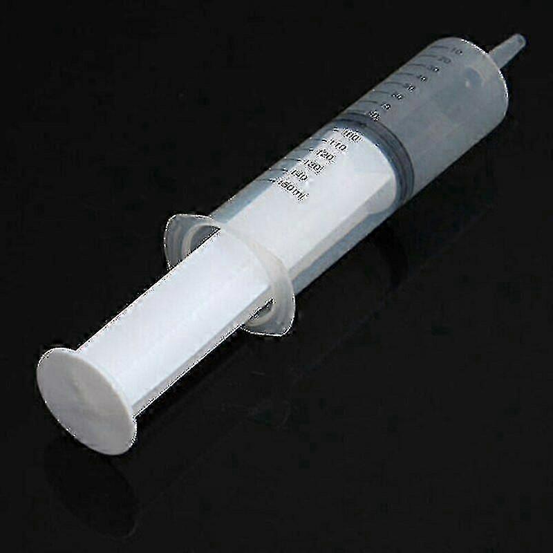100-200ml Reusable Big Large Plastic Hydroponics Nutrient Measuring Syringe