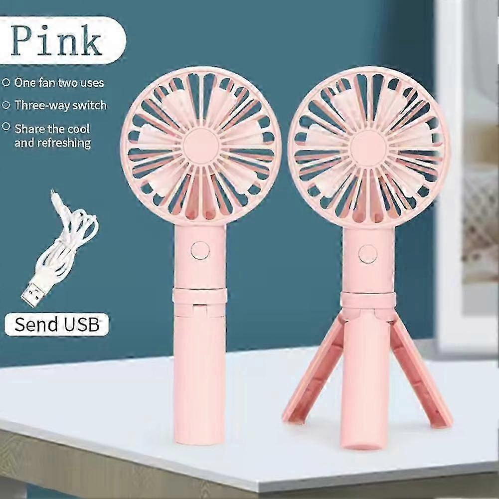 Folding Mini Fan for Travel - Handheld Rechargeable & Portable
