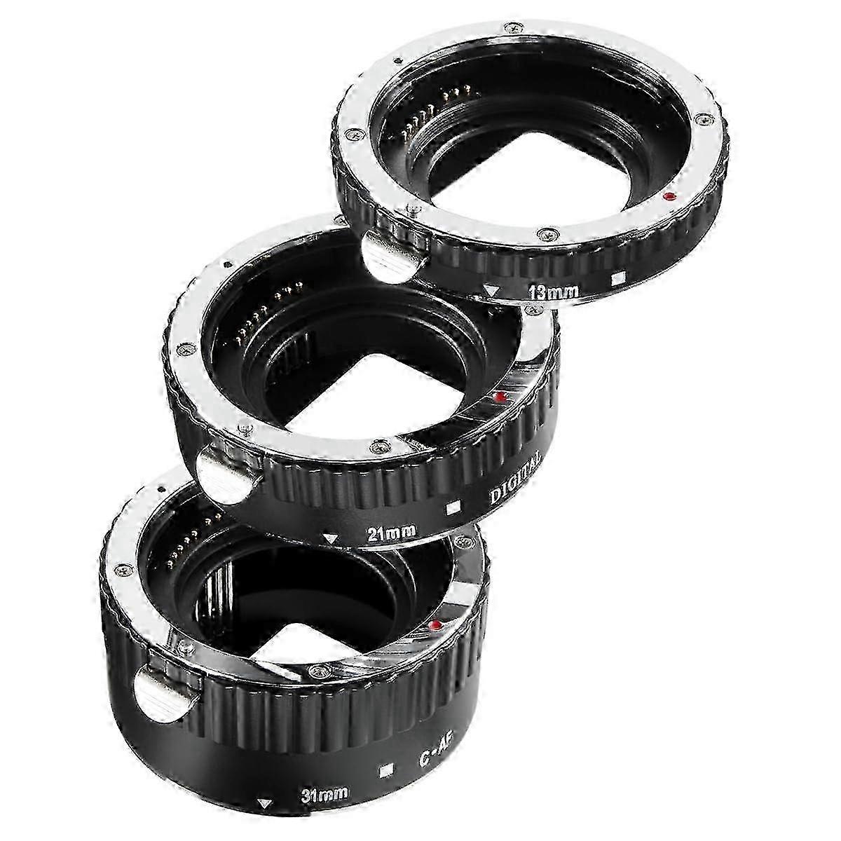 Nikon Camera Spacer Ring Set, 3-Piece, Black Plastic
