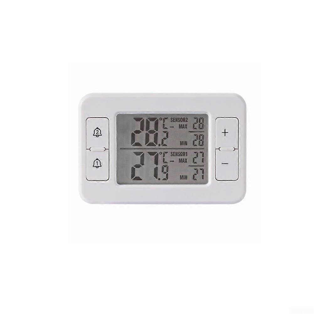 Fridge Thermometer Digital Refrigerator Waterproof Freezer Room Thermometer  Precision Wireless Alarm
