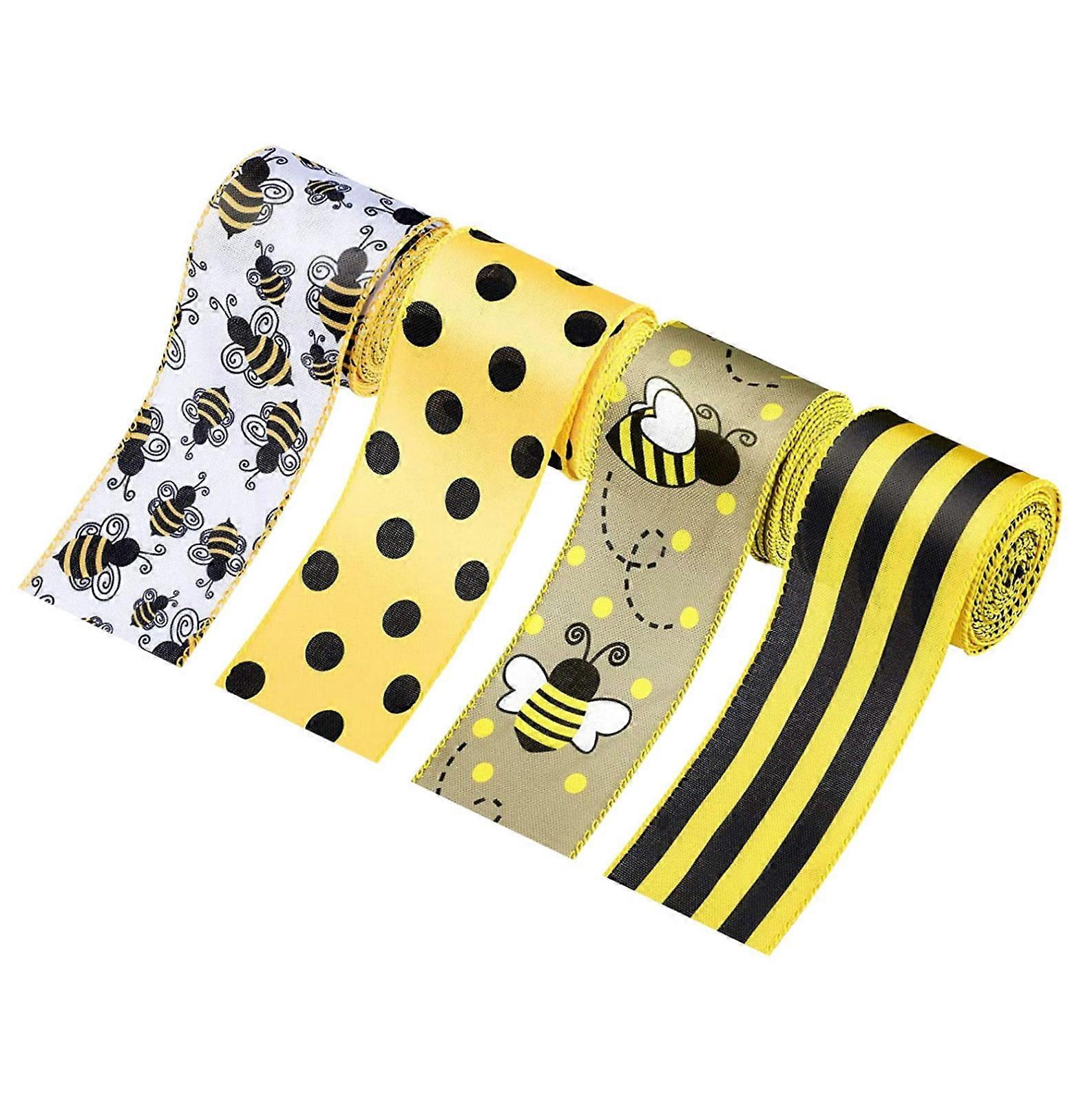 Yakbaofuo Gift Wrapping Paper Ribbons With Different Patterns Are Used For DIY Handmade Decorations