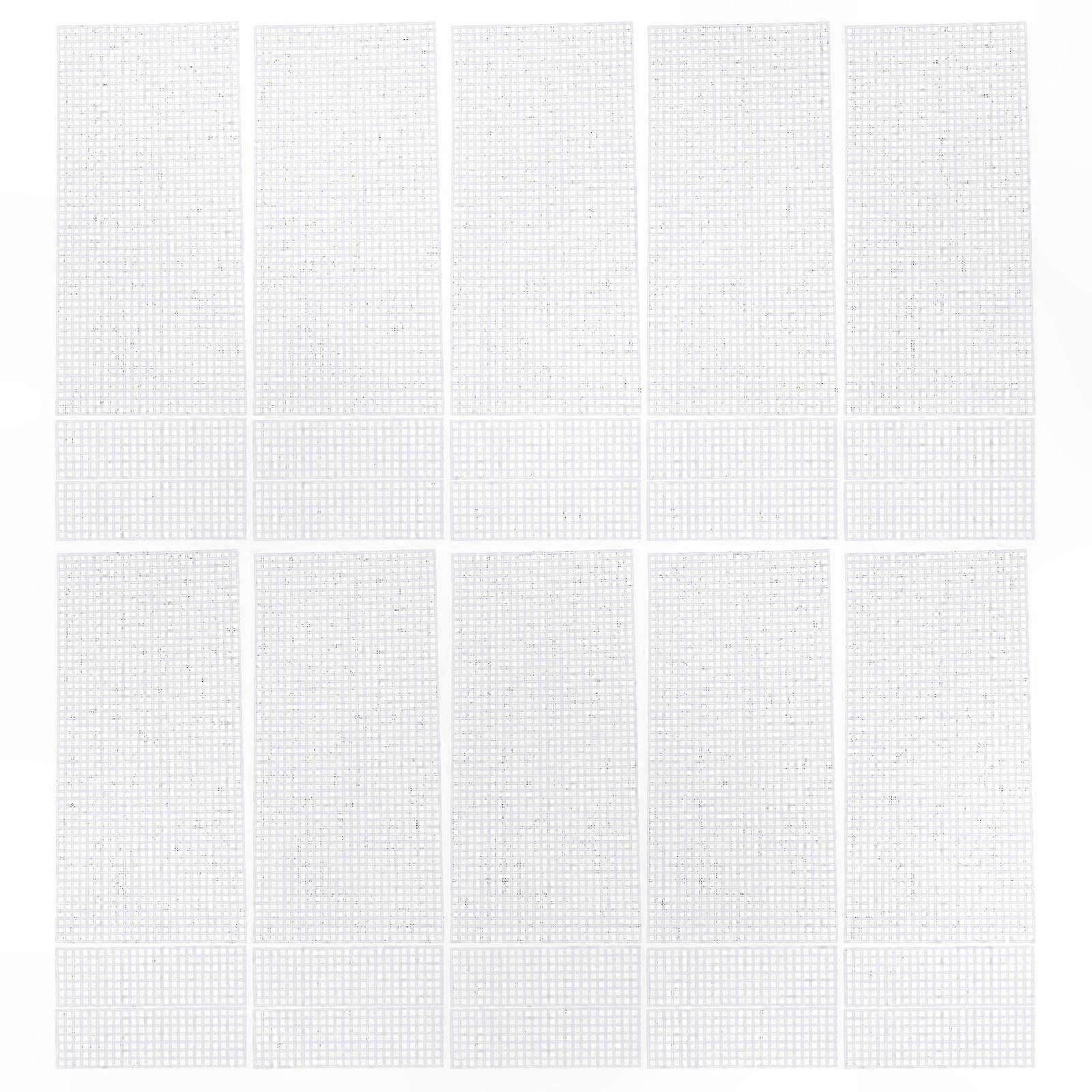 10 Plastic Mesh Sheets for DIY Bag Crafting and Knitting Projects