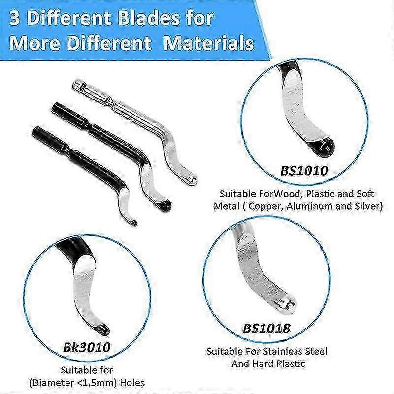 Hand deburring tool set deburring metal pipe deburring with 21x extra blades 2025