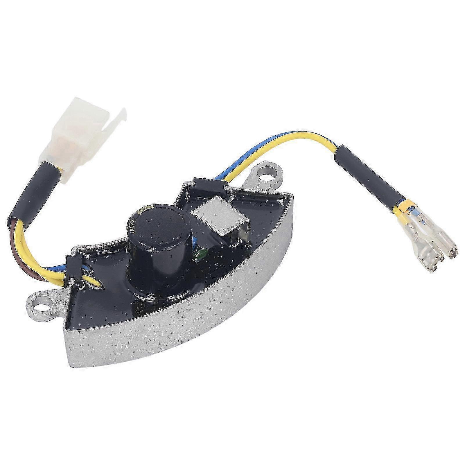 New Voltage Regulator with Aluminum Case for Single Phase AVR Regulator, Compatible with 3KW Gasoline Generator, 60-100VAC Output, Popular Seller Item