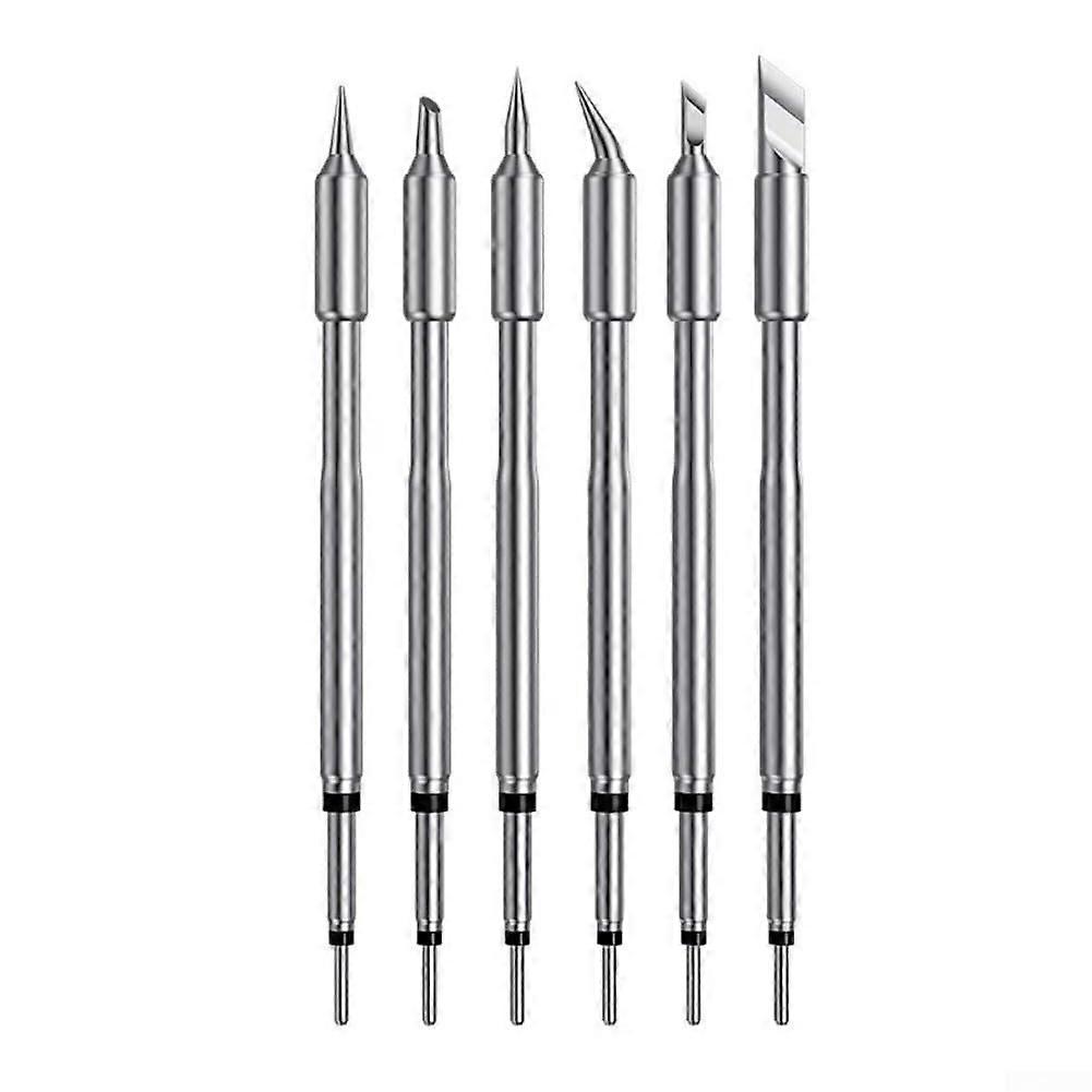 Soldering Iron Tips Set 6 Pieces Precision Tip Kit For Electronics  And DIY Projects