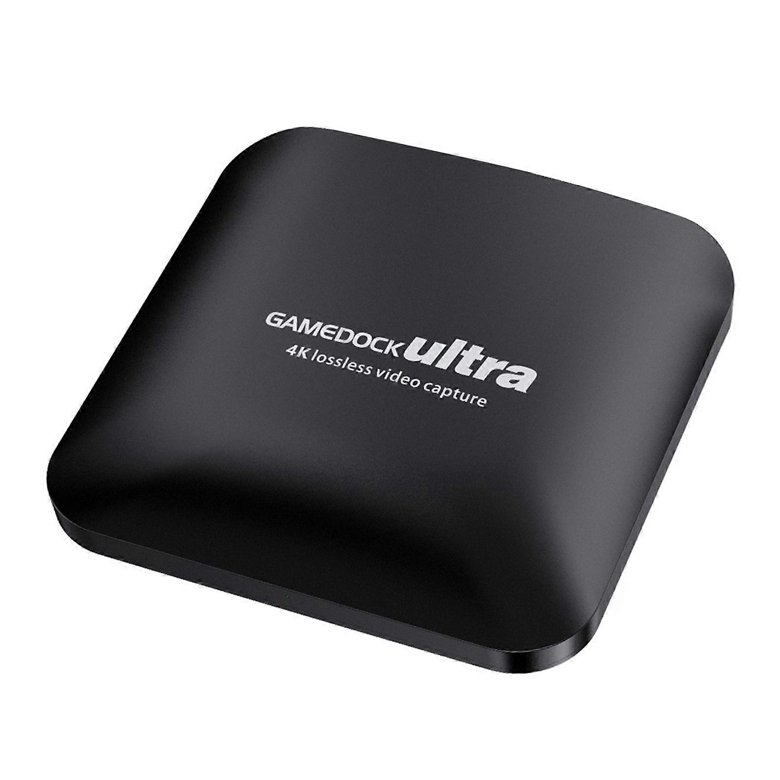 Plug and Play USB 3.1 HDMIs Video Capture Card 60fps Recording 4K Resolution Portable Metal Live Streaming Device Multicolor