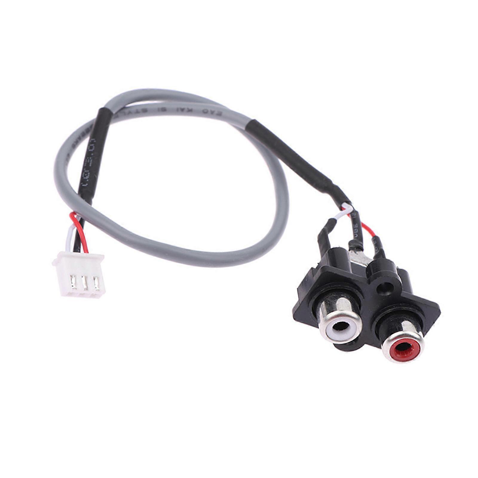 Panel Mount Audios Signal Cable Audios Input Socket With 300mm Cord For Clear Sound Connectivity Easy Installation Multicolor