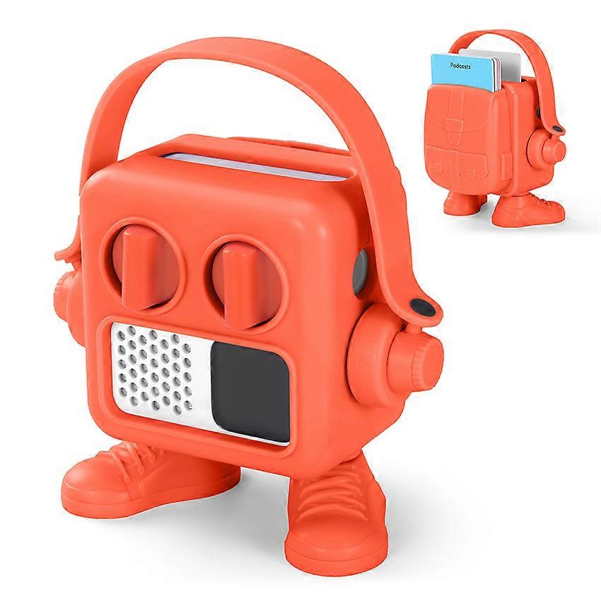 Multi-Function Cartoon Plastic Protective Case for Yoto Mini (1 PCS Orange Protective Case Only)