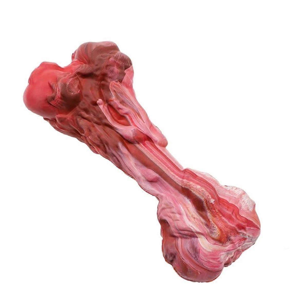 Pet Chew Toys Bone-Shaped Rubber Game Sturdy Pet Chew Bite Toy for Home Relaxation Daily Wellness T