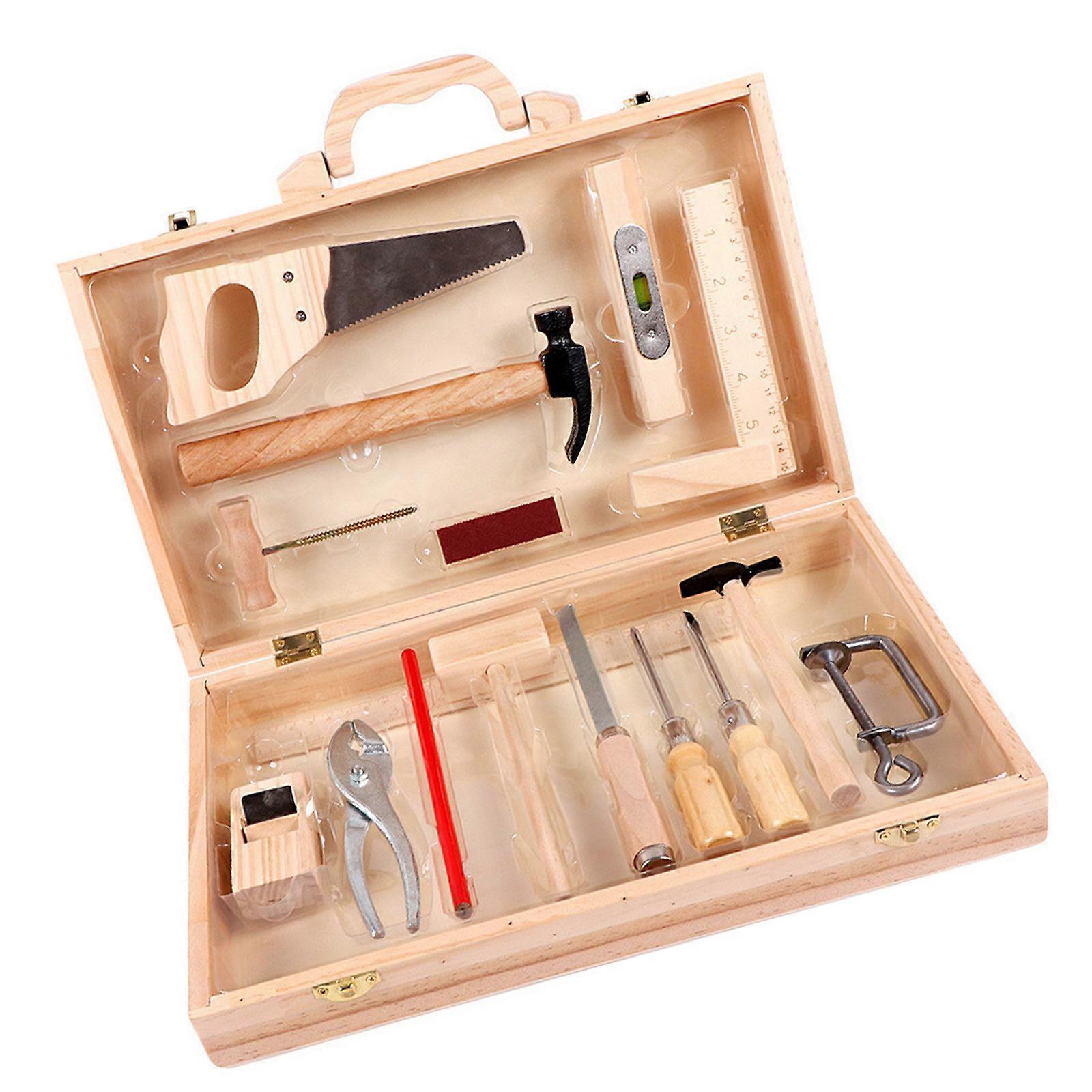 Combination Disassembly Toolbox for Boys Toy Easy to Manipulate Screwdriver and Ruler Fine Motor Skills Toddler Toy Multicolor