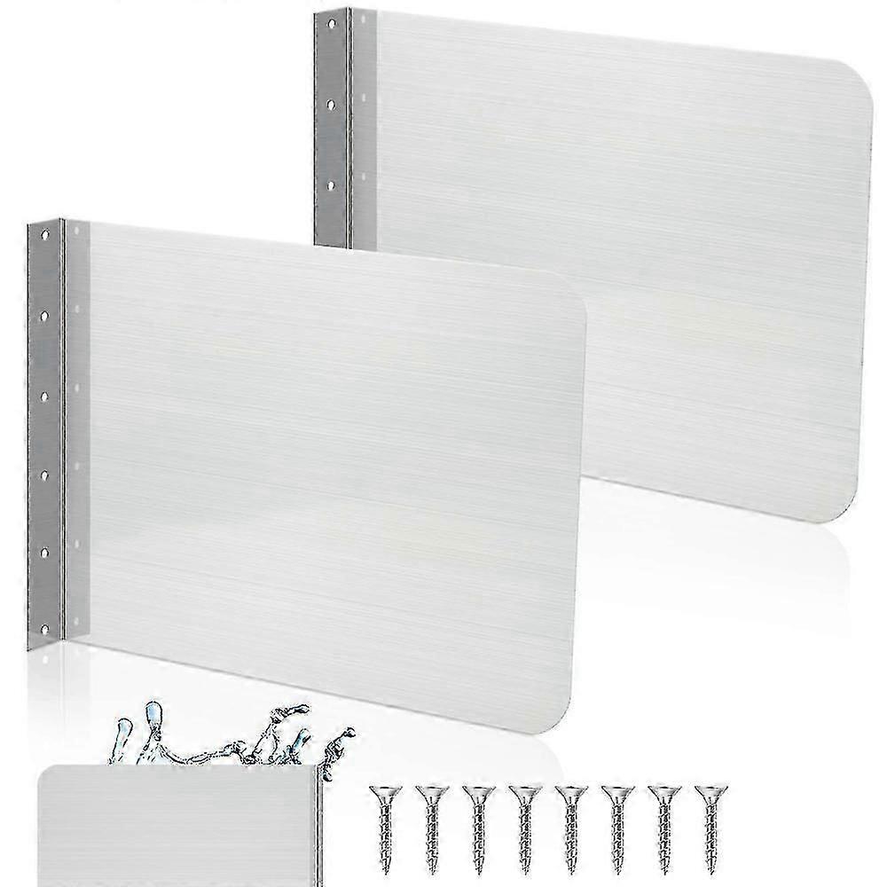 Commercial Restaurant Splash Guard Stainless Steel 17 x 12 Inch