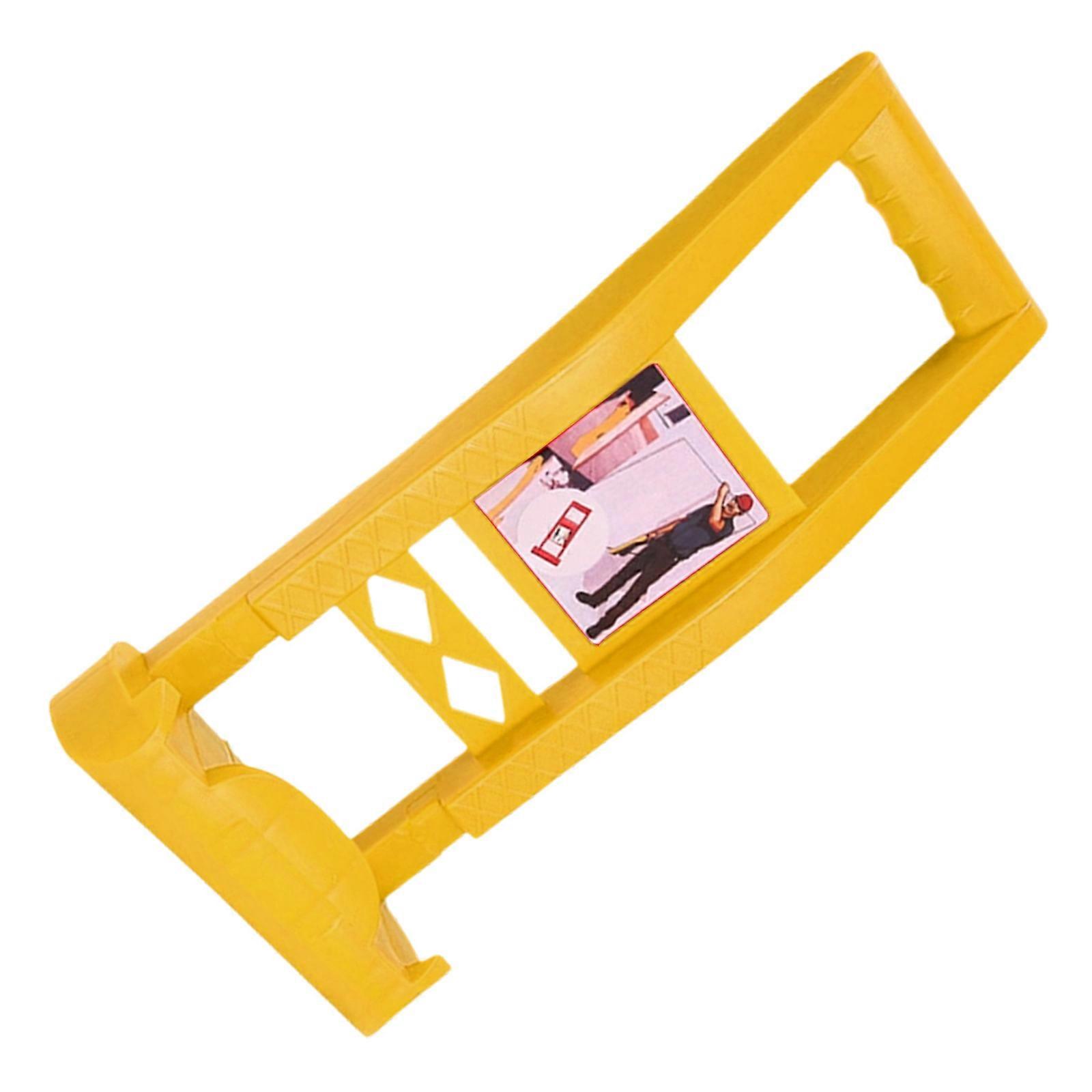 High Strength Plasterboard Carriers Plastic Panel Lifter Ergonomic Handle Carry Panel For Secure Board Carrying DIY Projects  Yellow