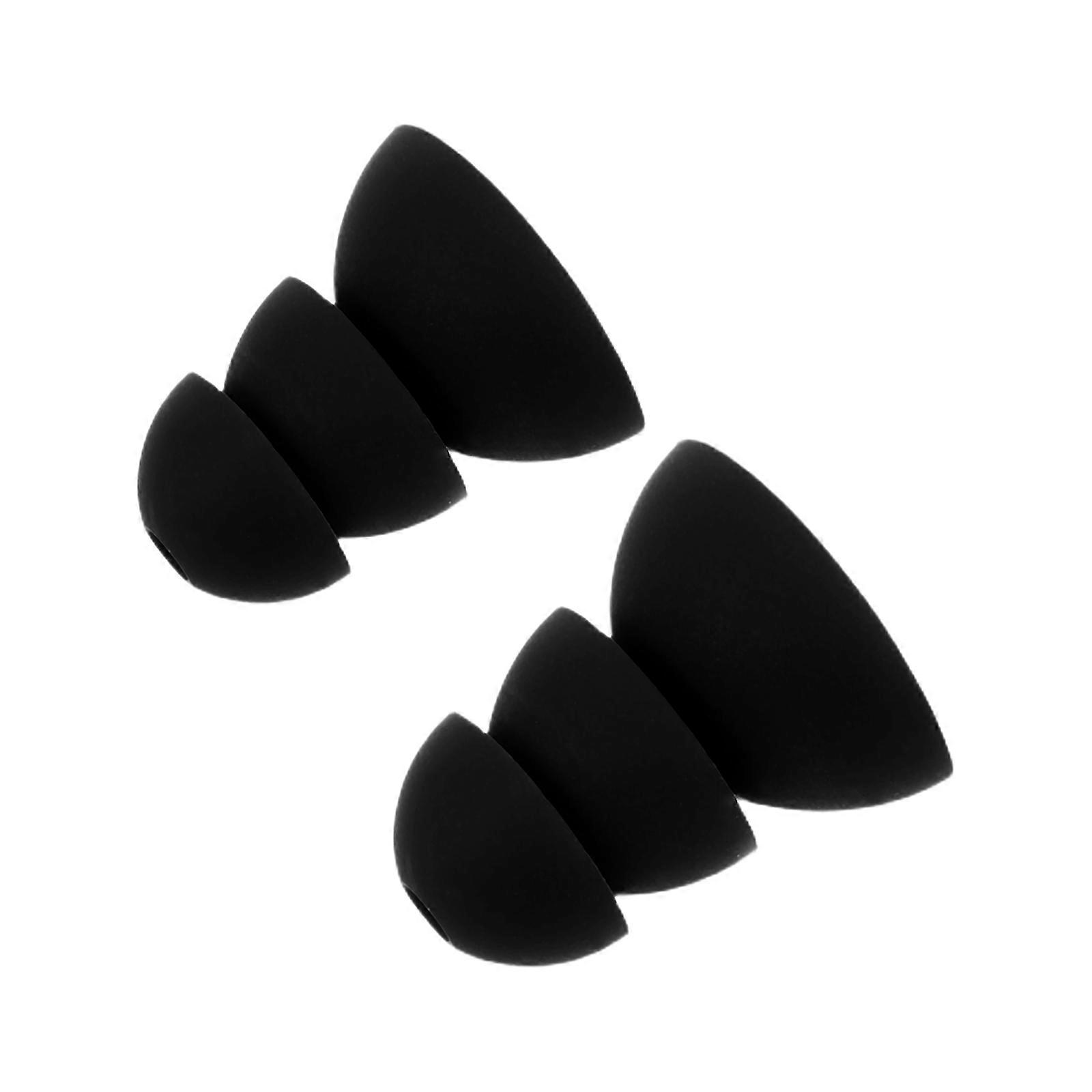 Soft Silicone Ear Tips Earplug for Noise Reduction 2Pcs Reusable Ear Plugs