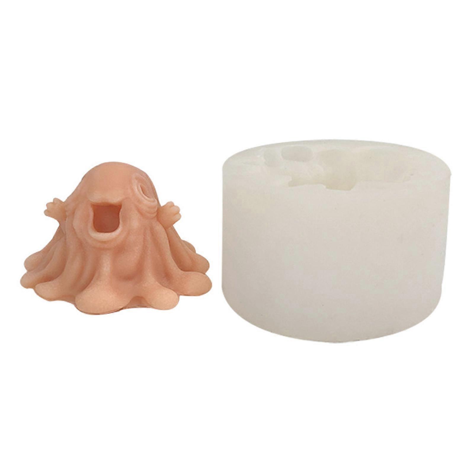 תבניות סיליקון לליל כל הקדושים, תבניות נרות תלת מימדיות, תבניות נרות ריחניים, תבניות יציקה ליצירה, קישוטי ליל כל הקדושים, צבעים רבים