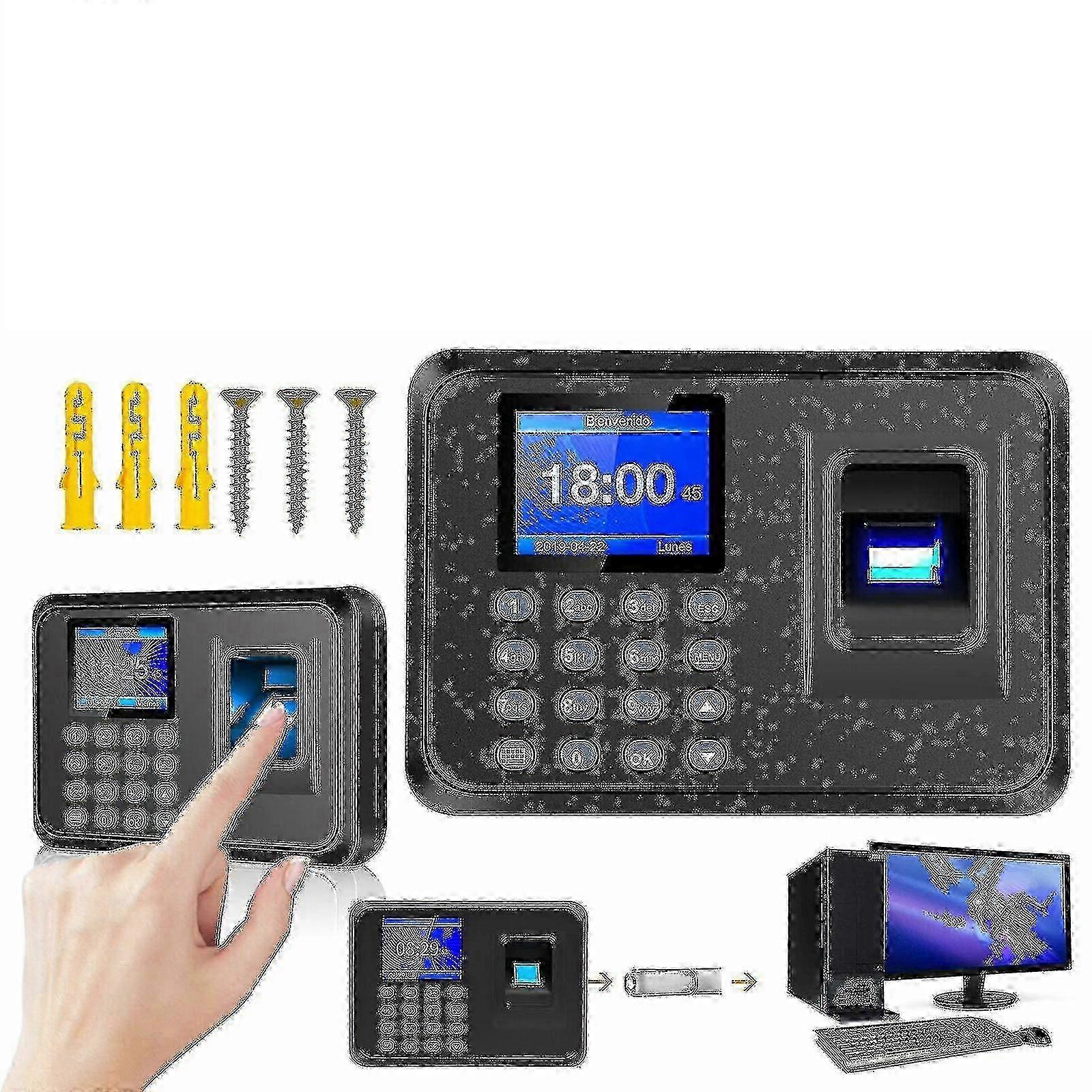2025 Fingerprint Checking-in Attendance Machine Icd Employee Time Clock
