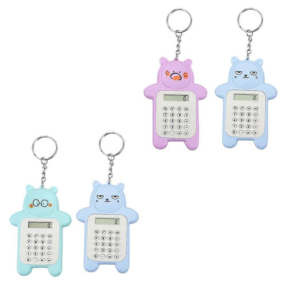 4 Pcs Arithmetic Calculator Calculator Office Calculators Student Pupils