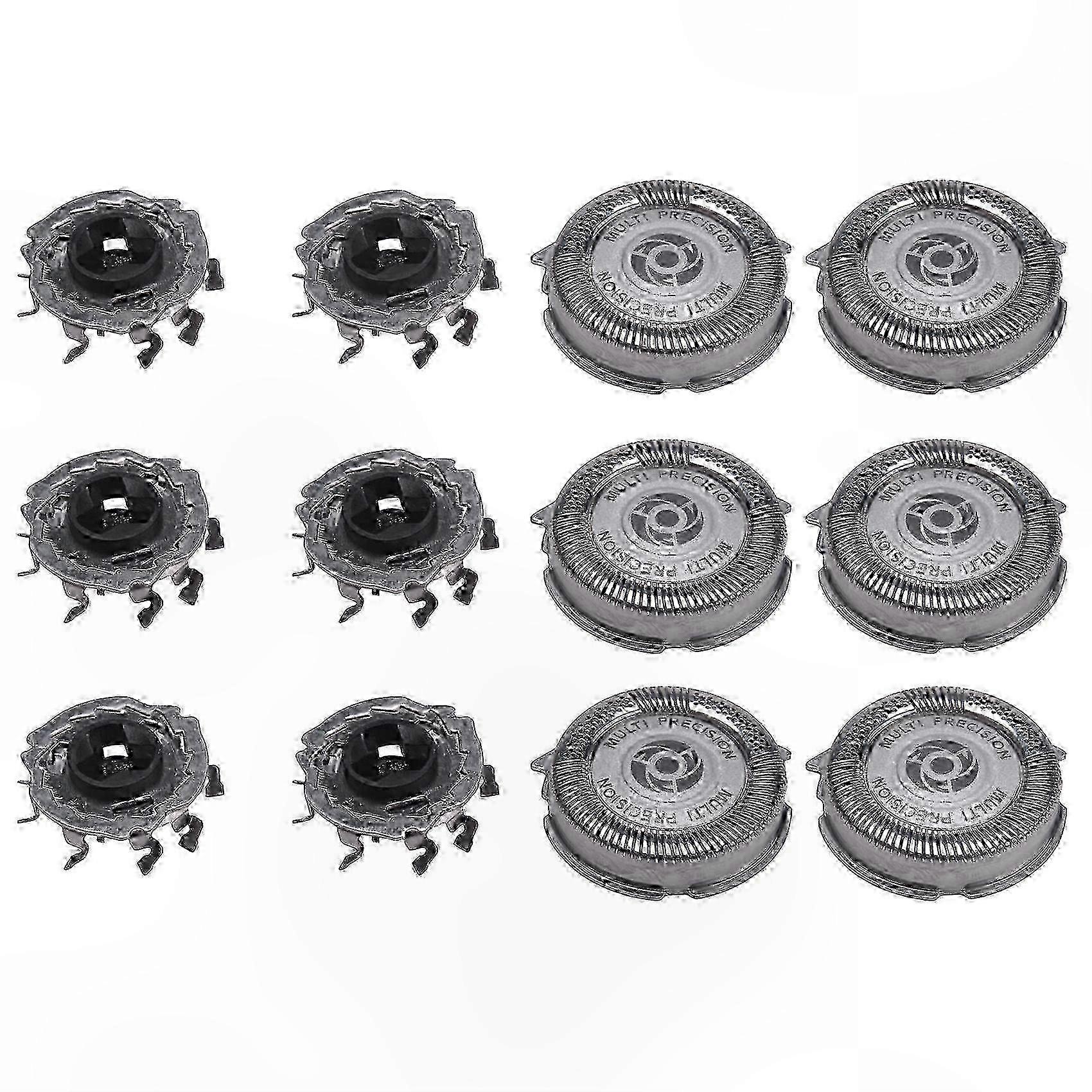 6-Pack Replacement Heads for Series 5000 Shavers, MultiPrecision Blades Compatible with S5000 Models