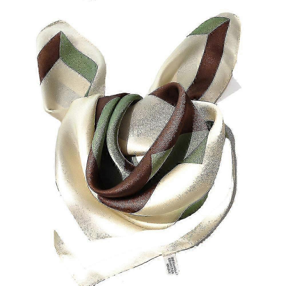 Square silk scarf for ladies - soft satin medium size