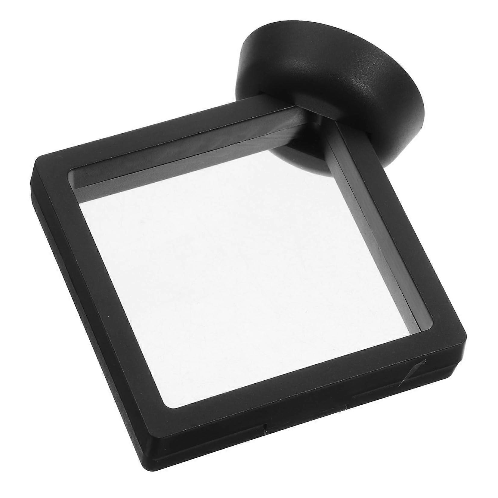 Floating Jewelry Display Case with Round Base PE Film Frame for Coins, Medals and Collectibles