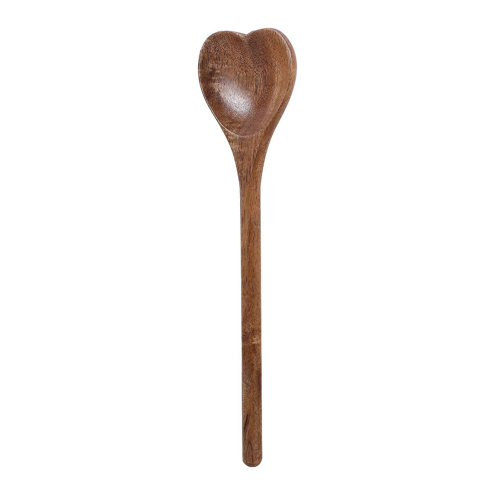 Wooden Spoon Heart Shape Stirring Spoon for Kitchen Use