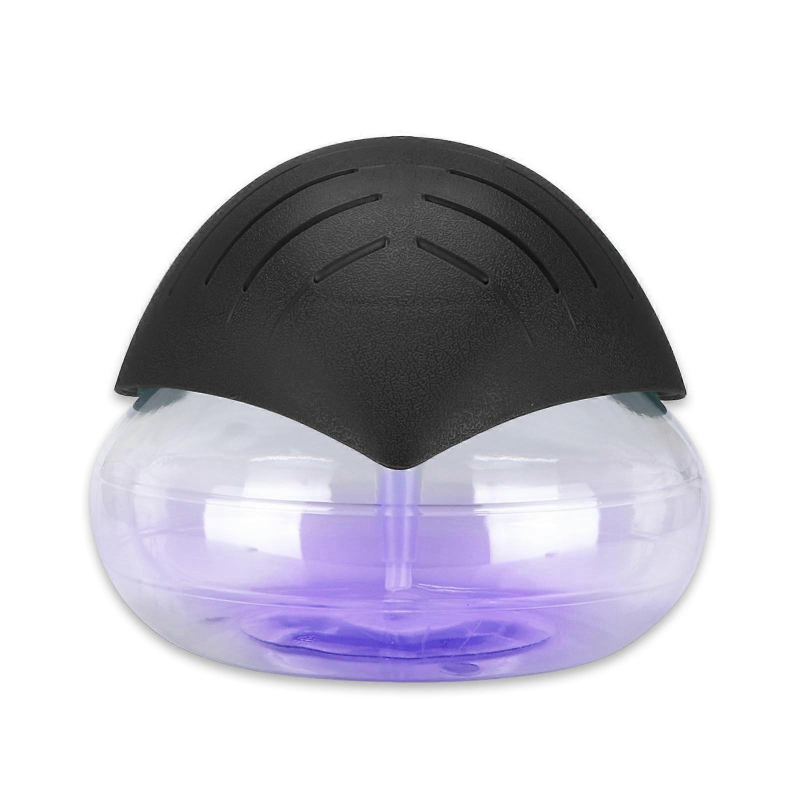 Air Purifier with LED Light for Bedroom, Essential Oil Diffuser and Room Aromatizer – Black