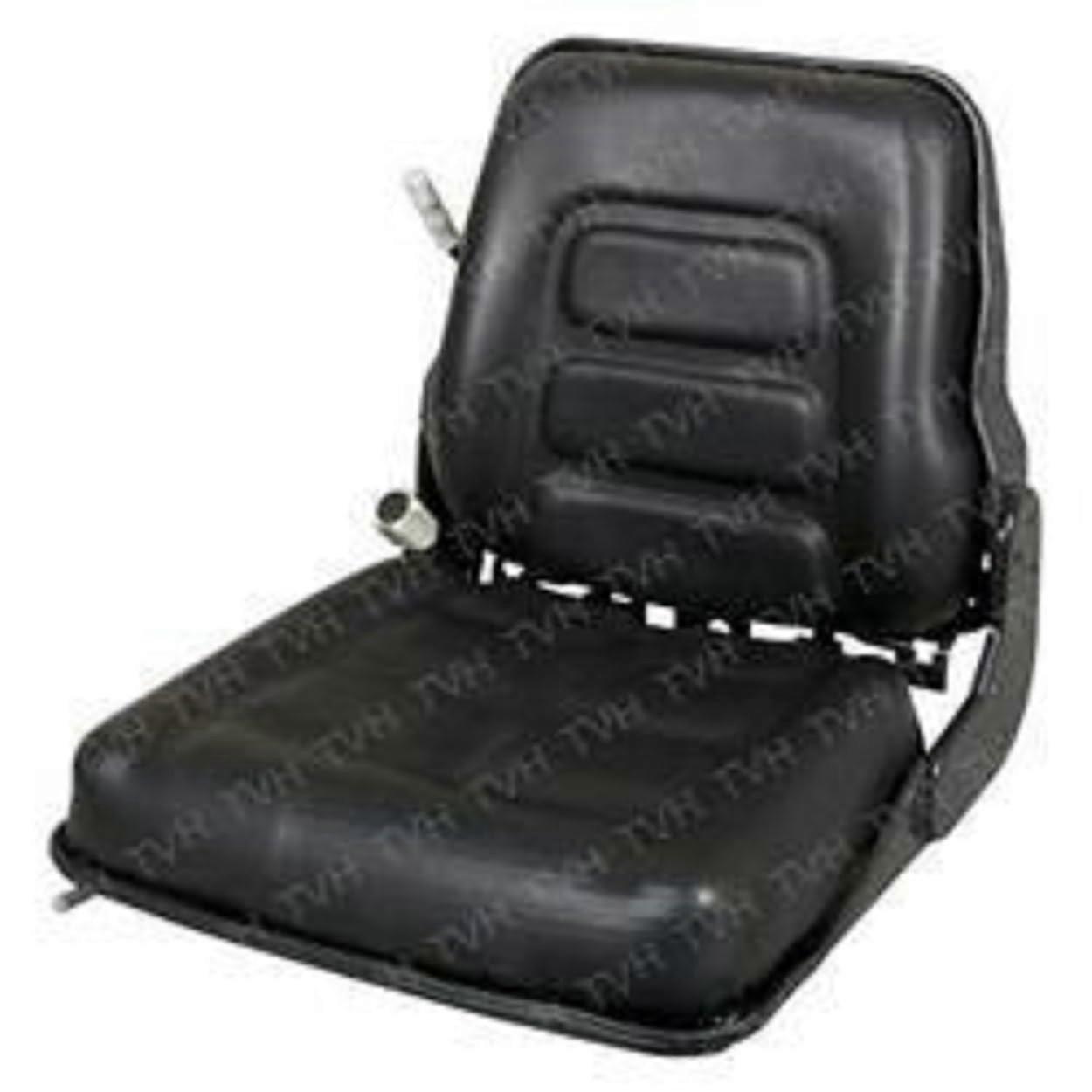 Vinyl Seat with Switch for Yale Forklift, Exact Fit Replacement, Durable and Comfortable