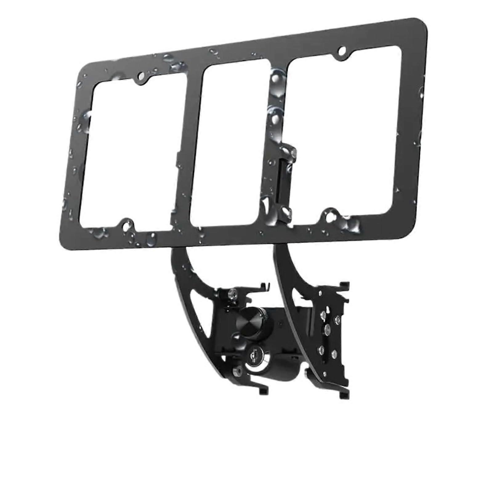US Standard Aluminum Alloy License Plate Frame Holder Rustproof Black for Model 3 and Y