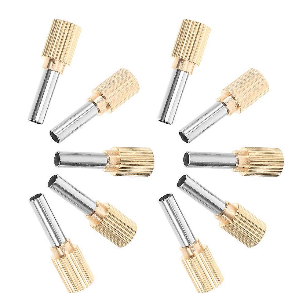 Stainless Steel Caulking Tips with Replaceable Nozzle for Precision Grout Application 10Pcs