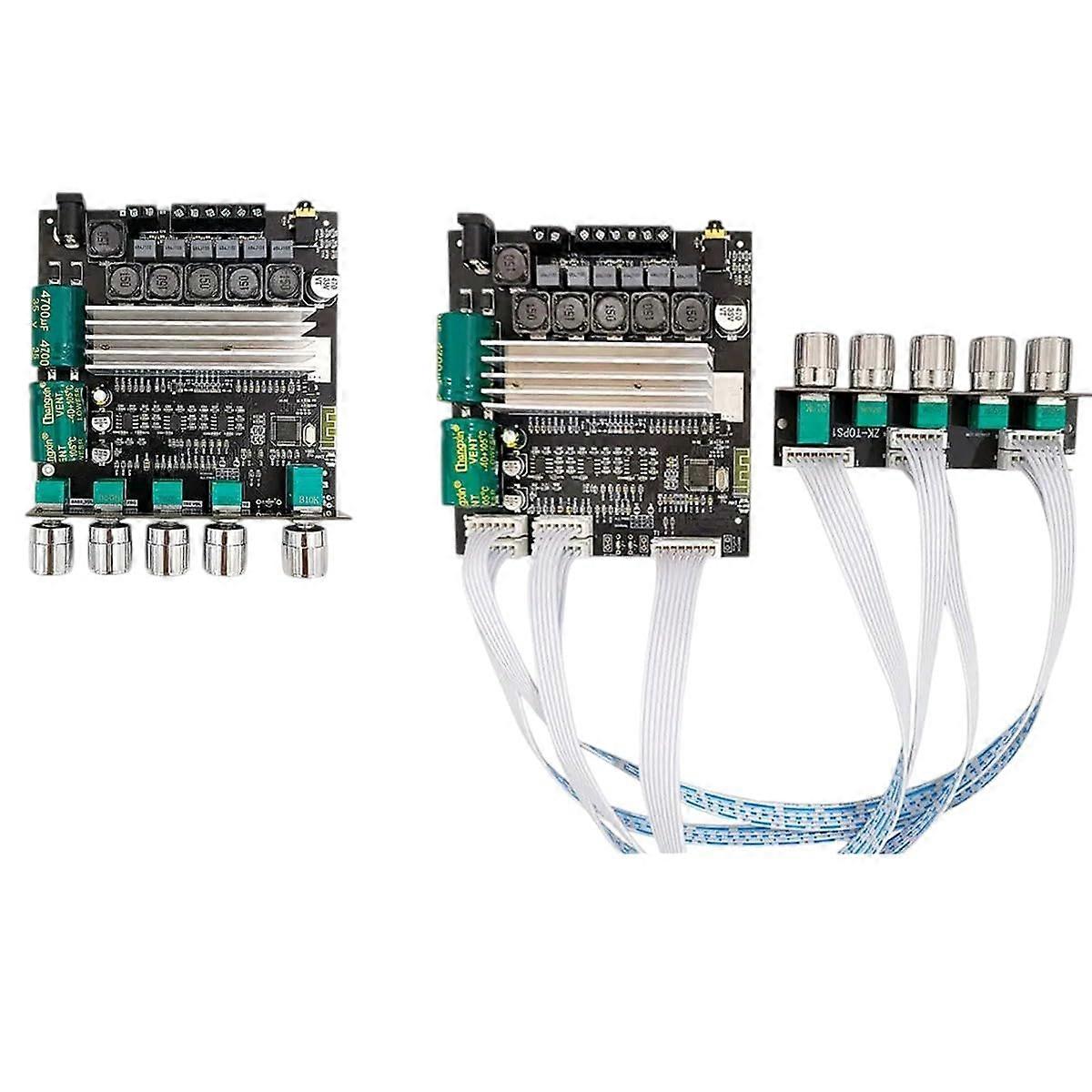 Bluetooth Power Amplifier Board TPA3116 5.1 Channel 50W+50W+100W HiFi Stereo Bass with App Control