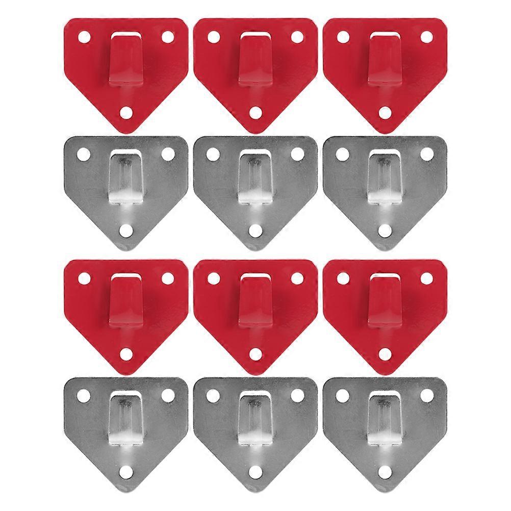 Iron Fire Extinguisher Wall Bracket Holder Mounting Hook 12Pcs