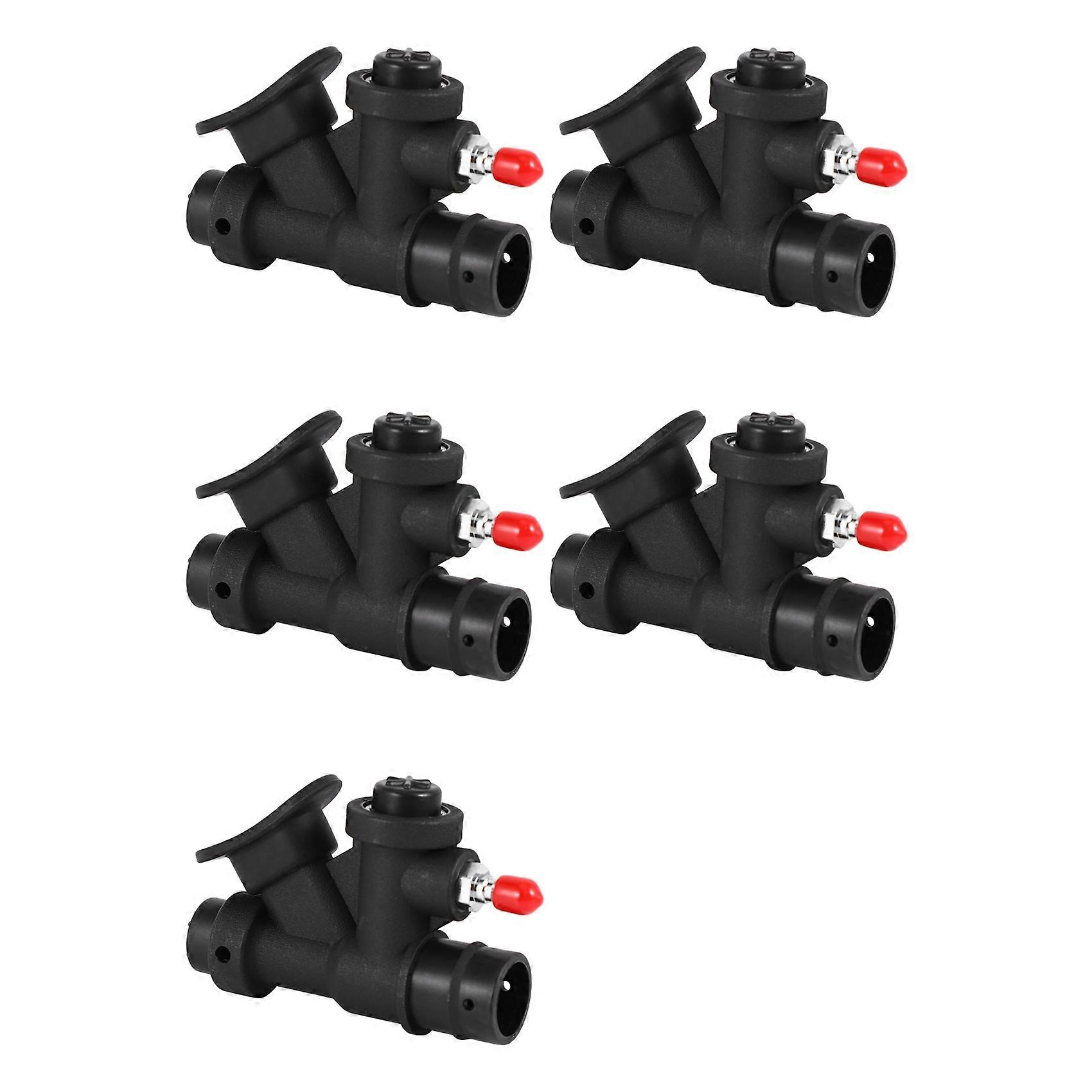 5X Scuba Diving Universal Bcd Power Inflator with 45 Degree Angled Mouthpiece for Standard 1 Inch Hose, K-Shaped Valve