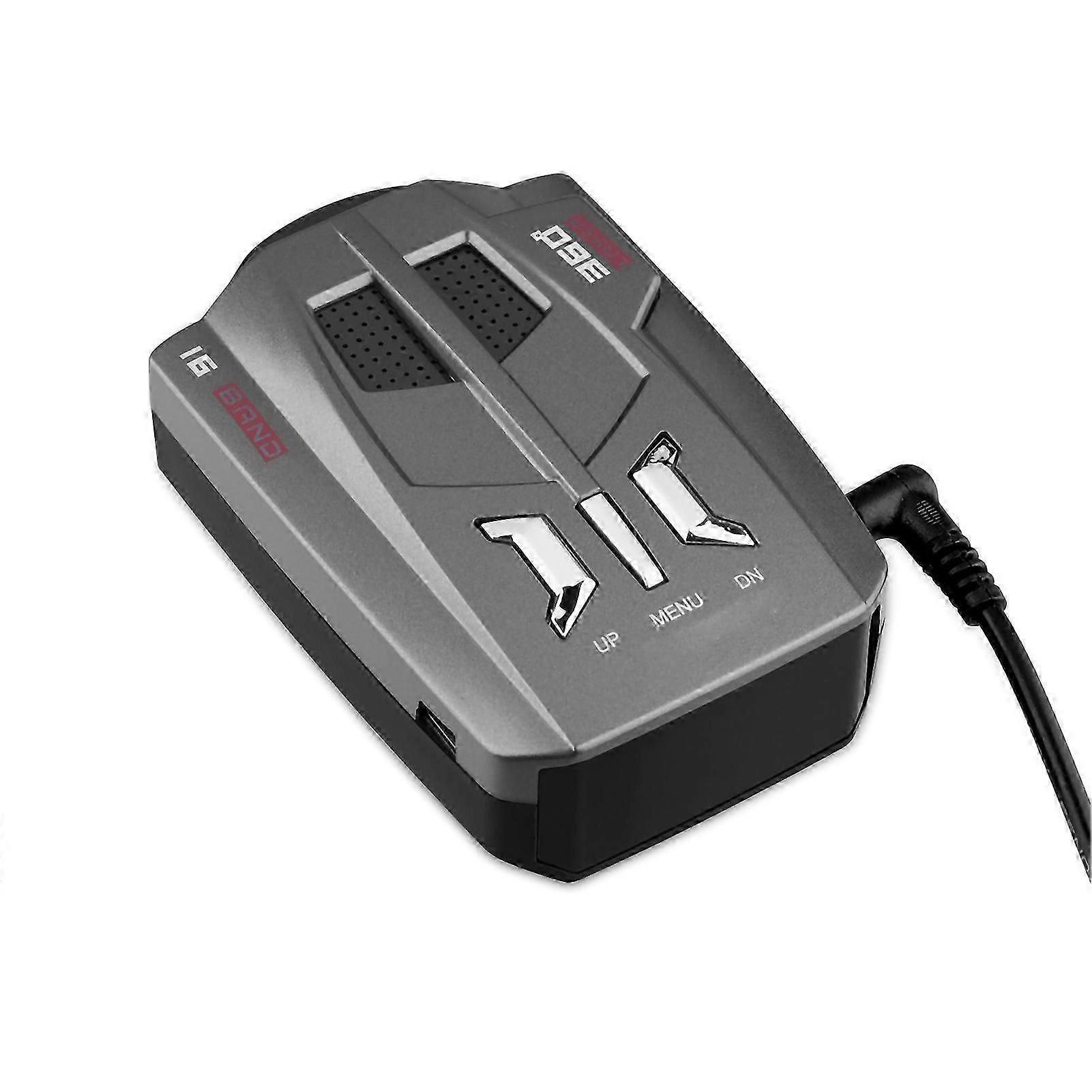 Reliable radar detector for car with real-time speed updates and voice announcement