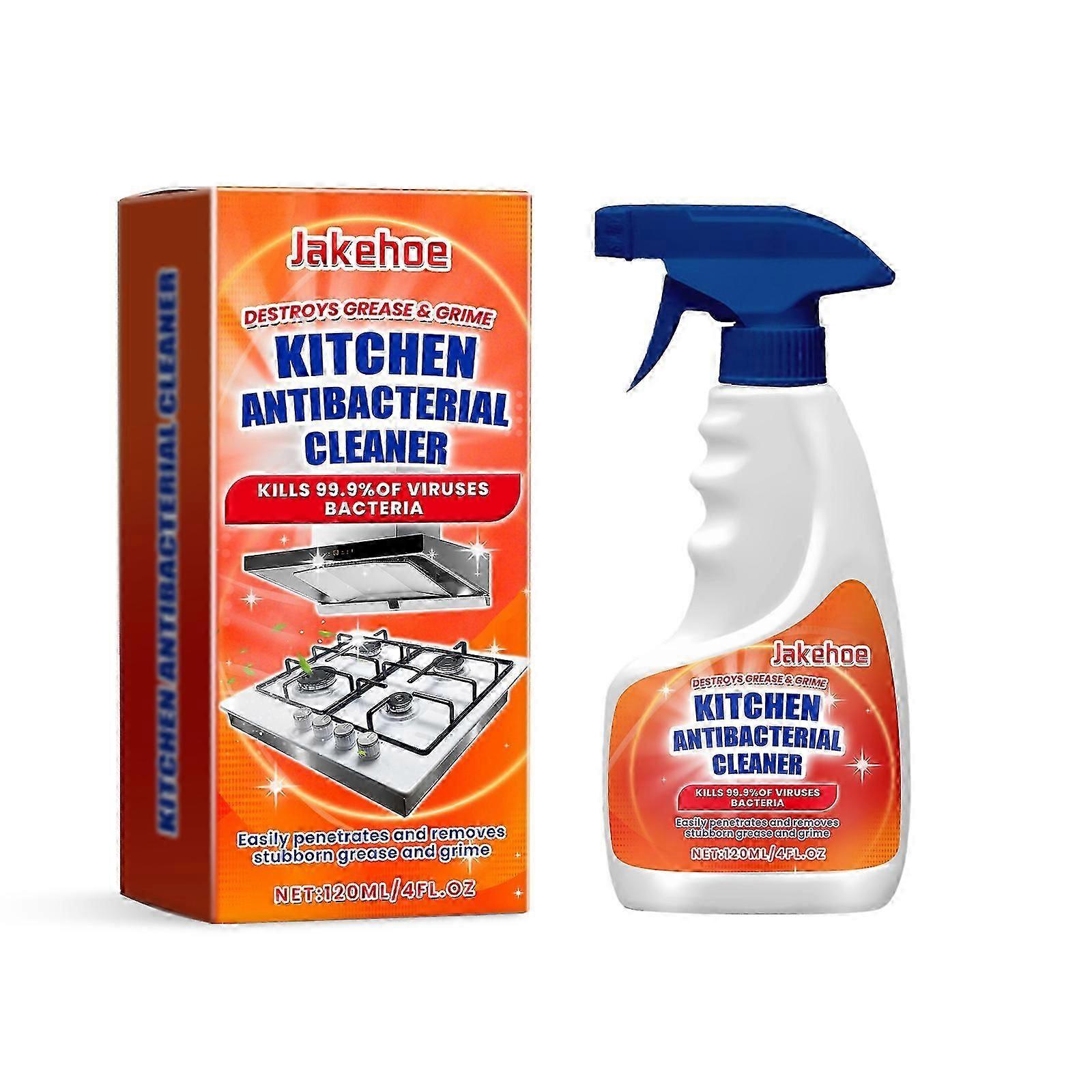 Powerful Kitchen Spray Cleaner - Grease & Dirt Remover, Food Safe, 120ml