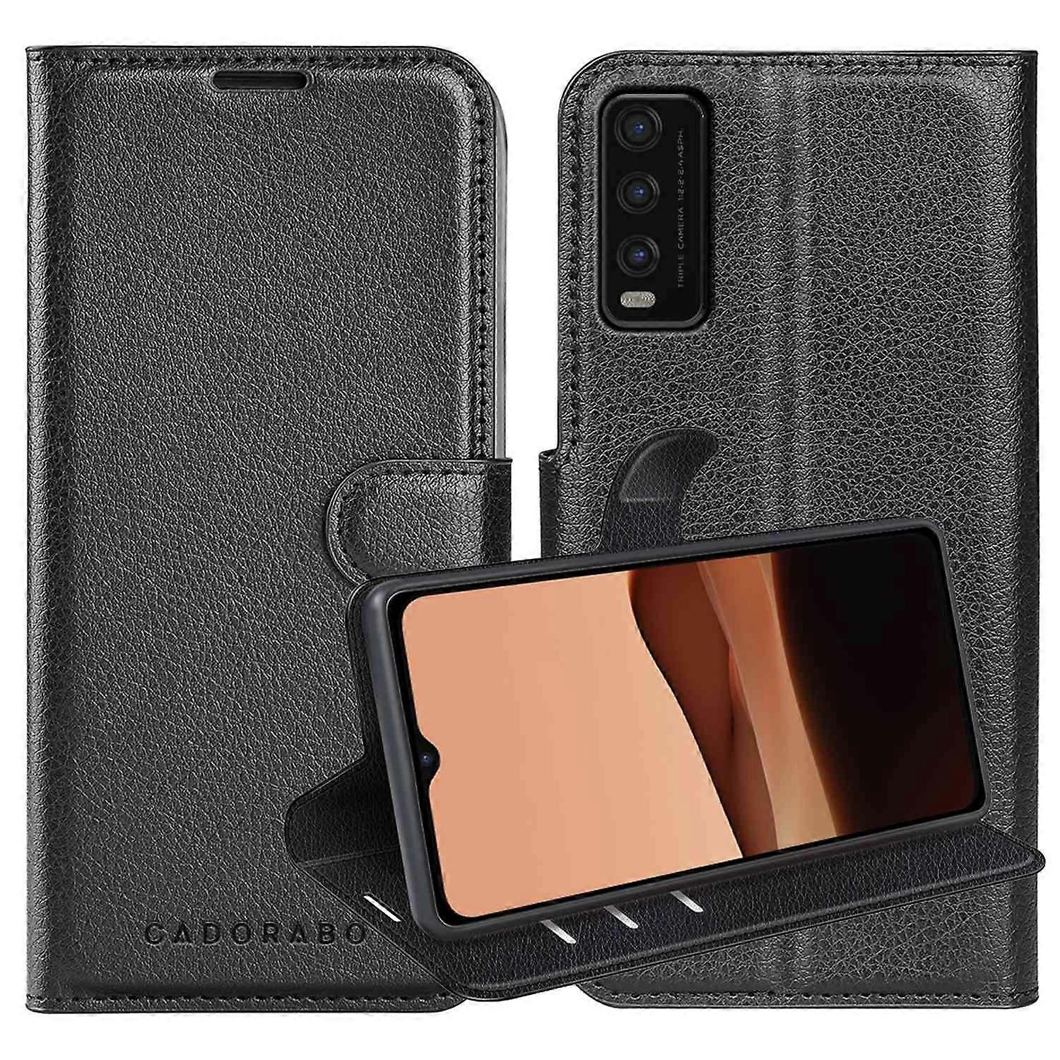 Vivo Y20s Case - Protective Case with Card Slots and Stand Function