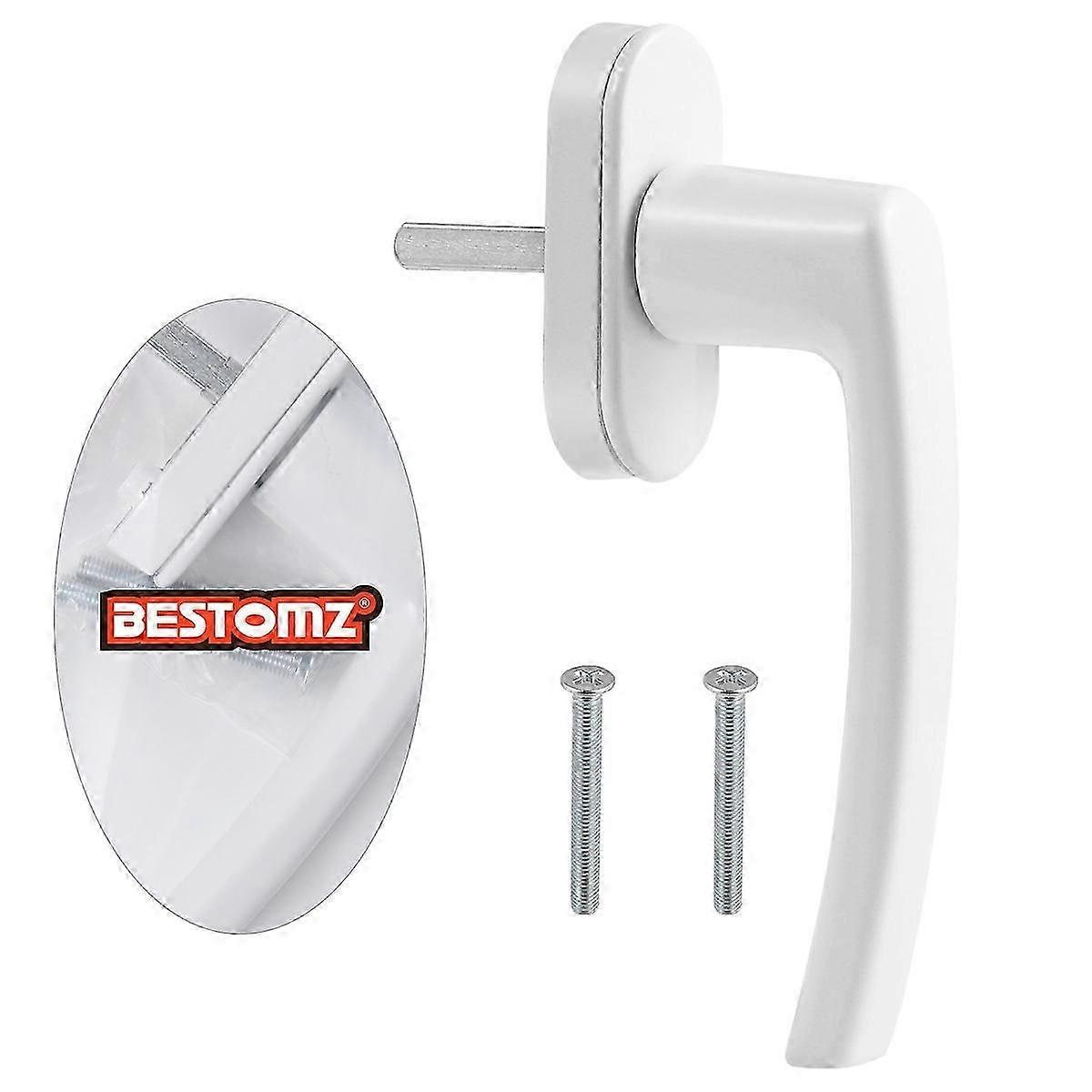 Door And Window Handles Window Handle Crank Aluminum Rotating Movement White 5.89X2.36X3.54in 1Pack Edition 1218