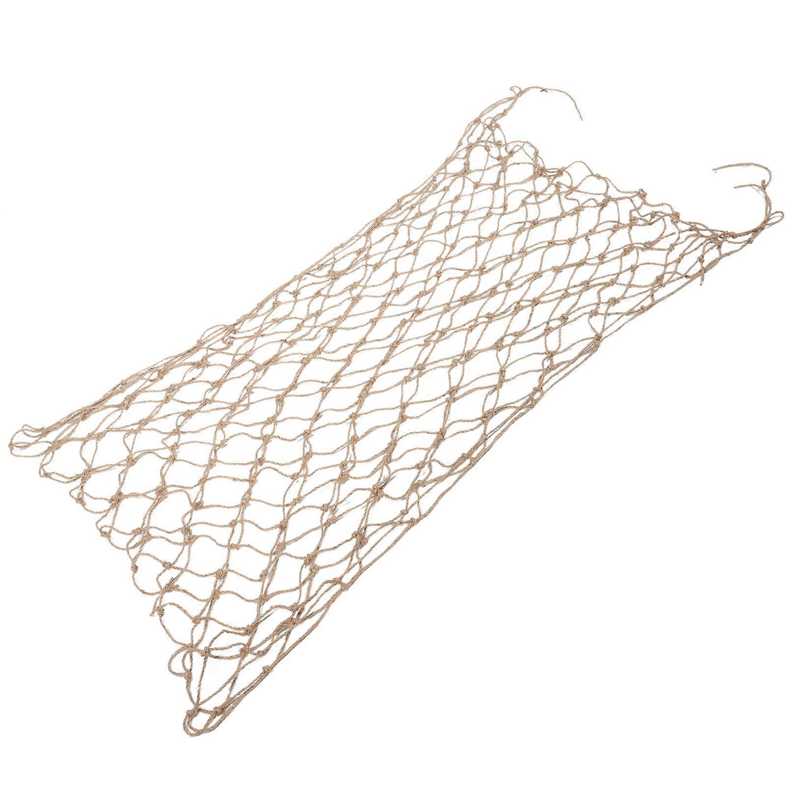 Plant Supporting Net Blanket for Garden 2Pcs Light Brown Flax