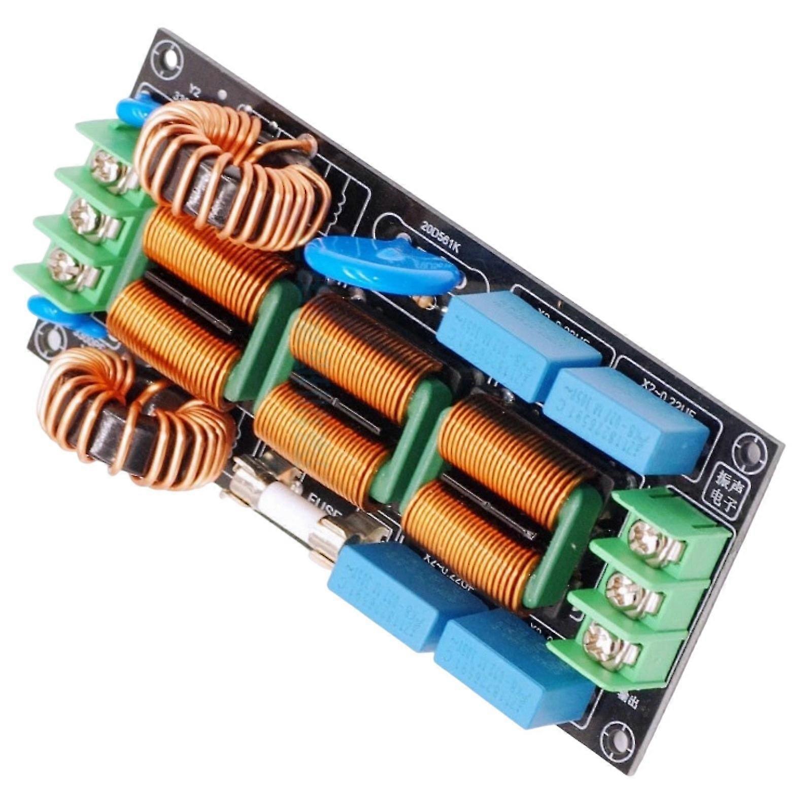Two Mode Emis Filter Module 220v 110v Sound Electromagnetic Interferences Elimination For Precisions Devices Multicolor