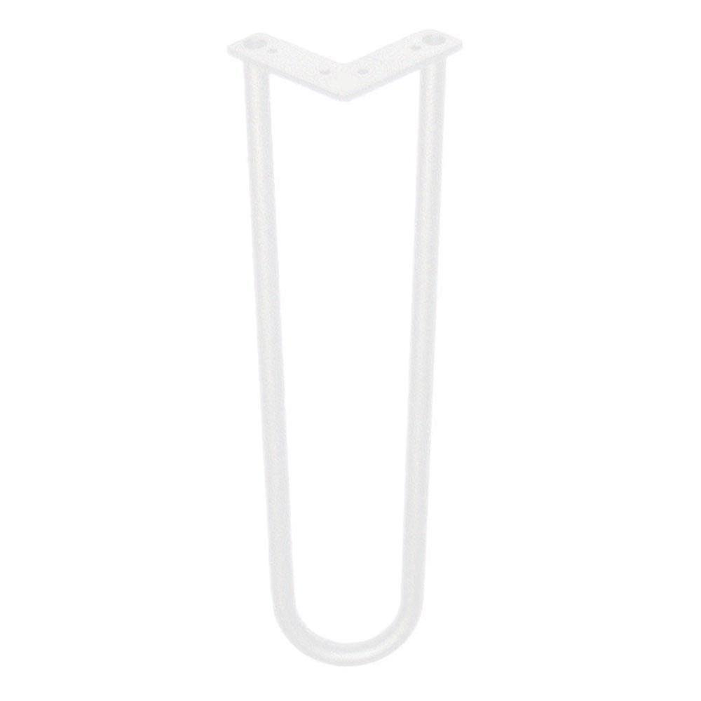 White Hairpin Table Leg 40 Cm (1 Piece)