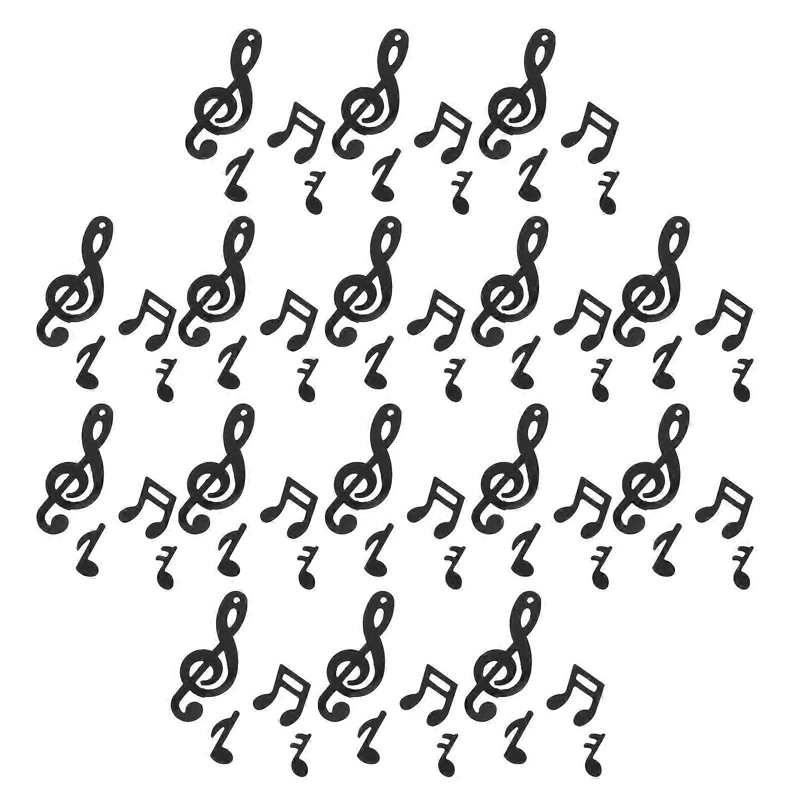 Party Confetti Black Musical Note Table Decoration for 1Pack