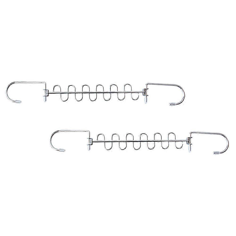 Iron Multi-Functional Clothes Rack for Drying Clothes 2Pcs Home Use