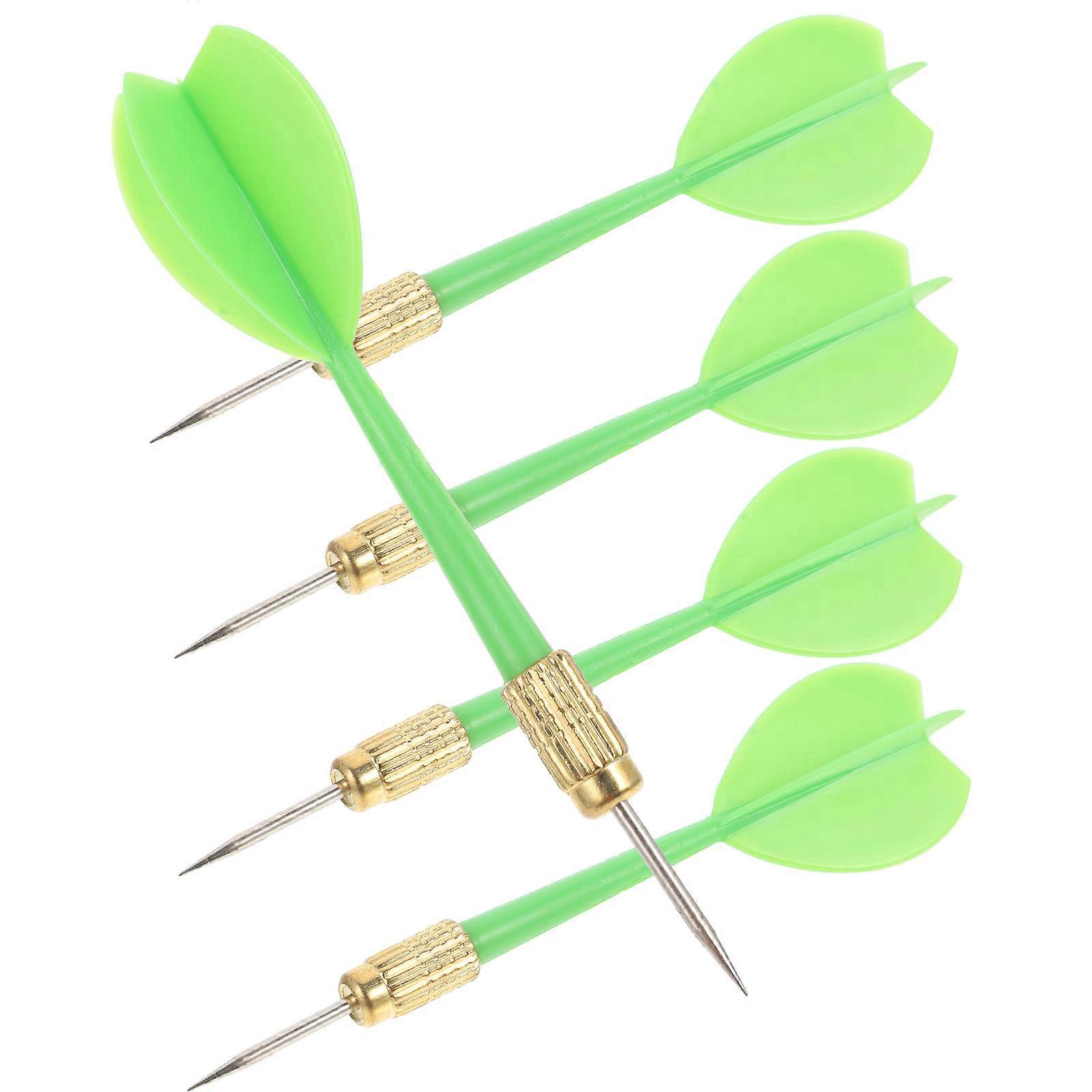 Multicolor Brass Barrel Flying Darts Toy for Playing Use 5Pcs Set