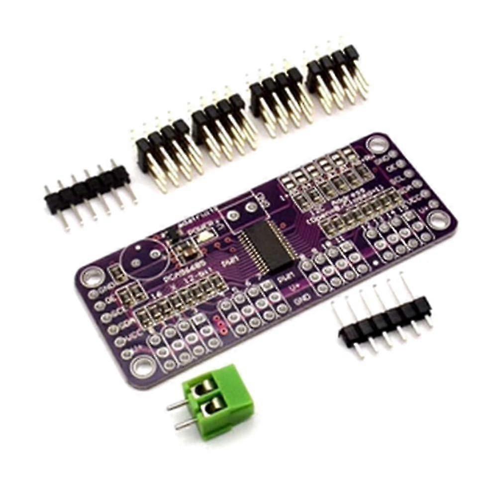 MCUPCA9685 16 Channel Servo Driver 12Bit I2C Bus PWM Controller Servo Control Module Ref: 8463 