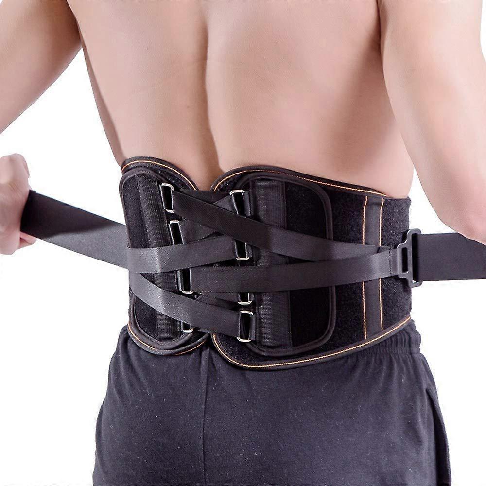 Lower Back Brace for Sciatica Pain Relief  Adjustable Lumbar Support Belt with Pulley System Medium