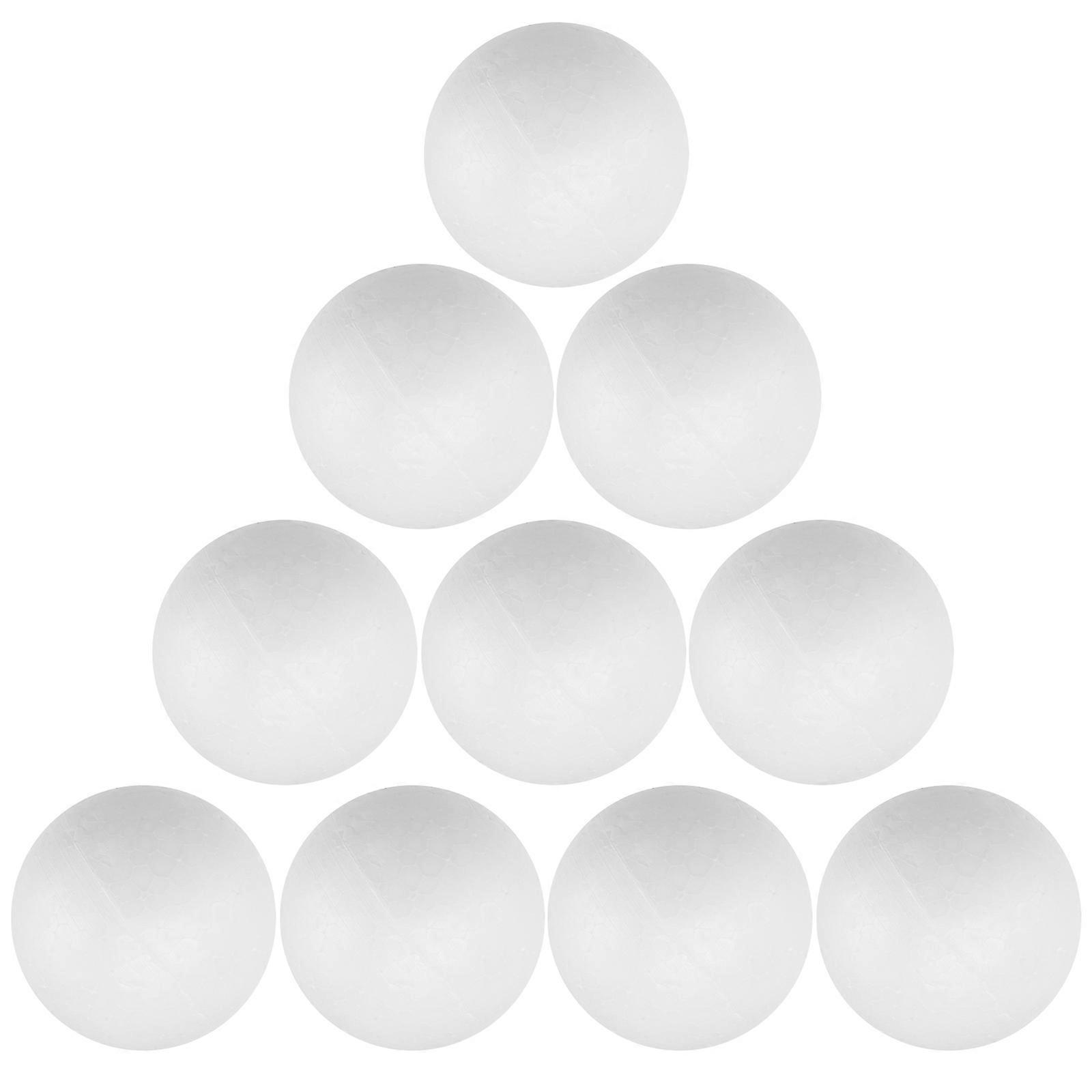 Christmas Balls Solid Polystyrene Spheres for Crafting 20Pcs White Set