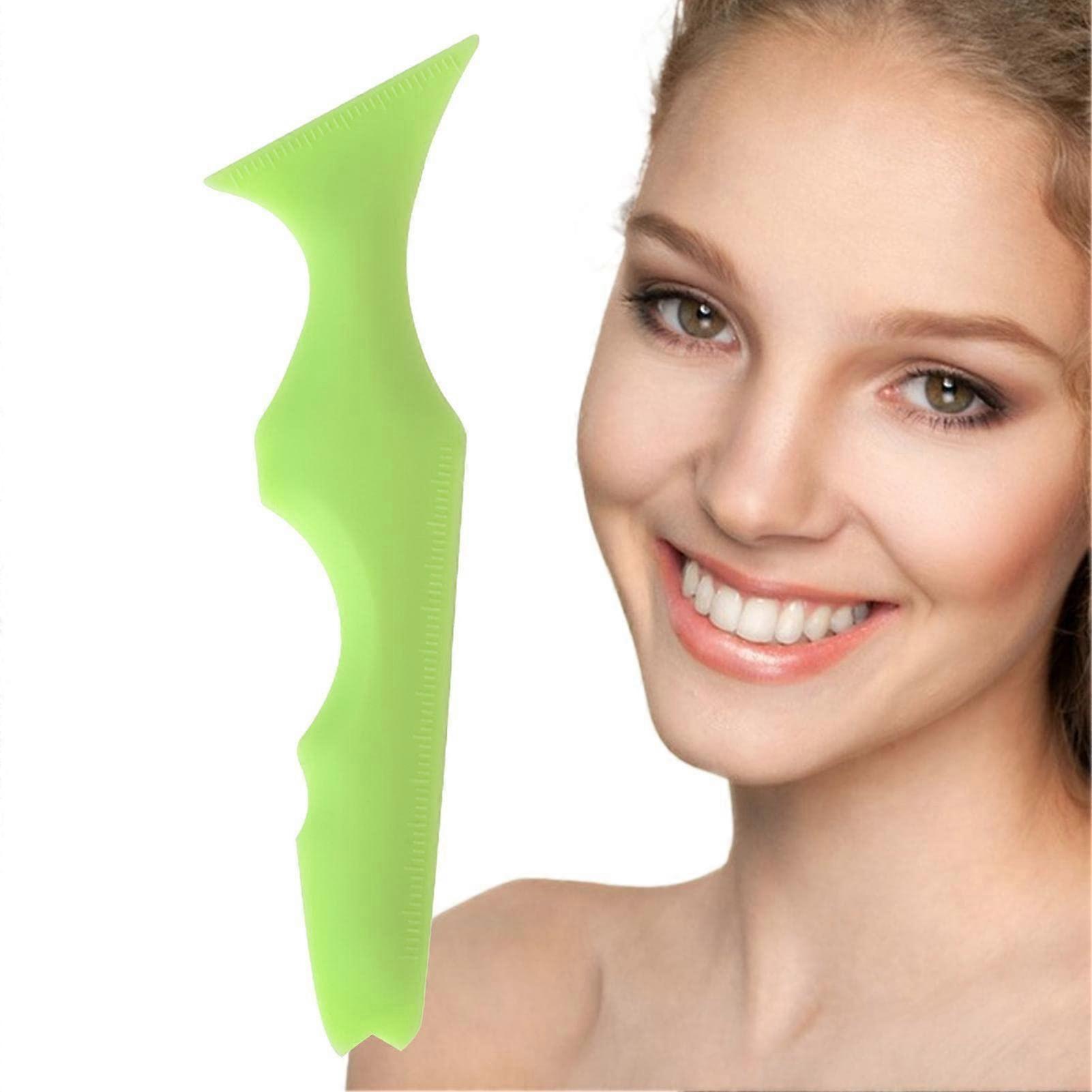 Eyeliner Stencil Silicone Makeup Tool for Precision Winged and Brow Guide, Reusable Waterproof