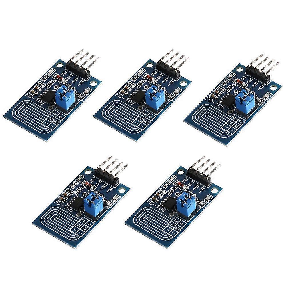 5pcs Capacitive Touch Dimmer Stepless Dimming PWM Control Panel LED Dimmer Switch Module