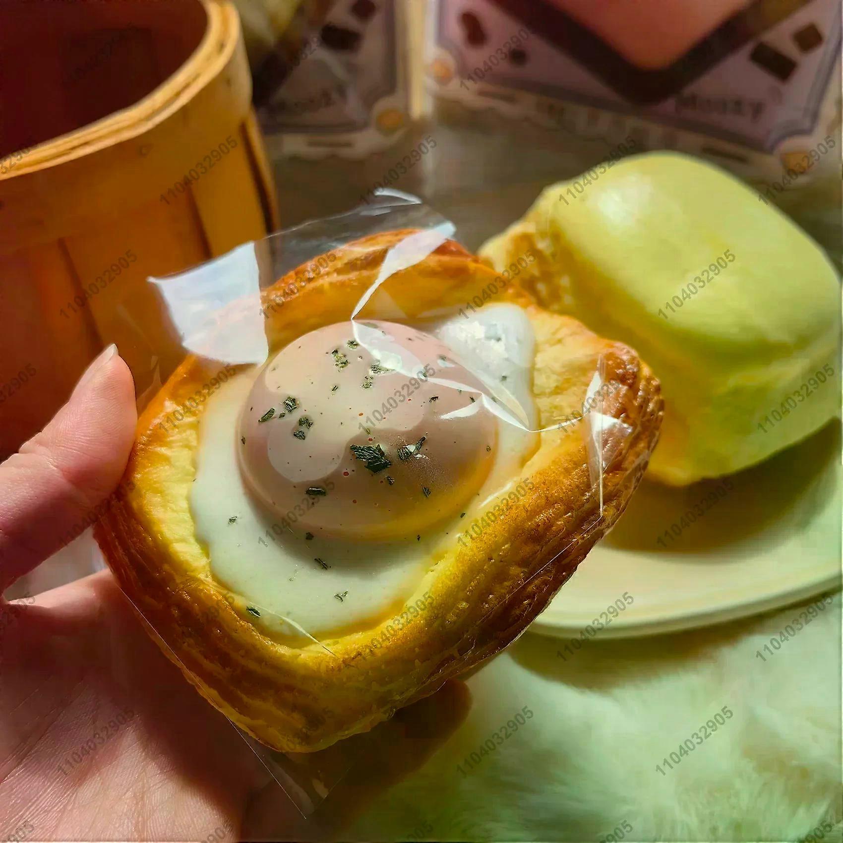 Bread Bakery Slow Rising Squishy Toy Croissant Toast Cake Anti Stress ...