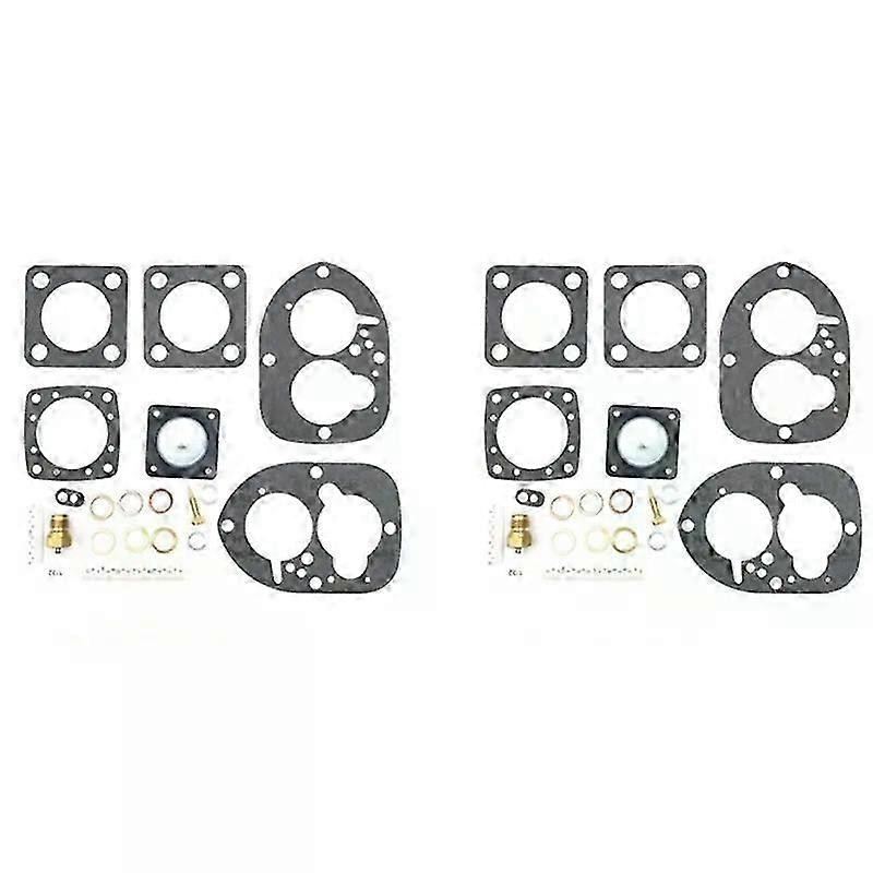 2X Motorcycle Carburetor Rebuild Kit For Volvo Penta Solex 44PA1 856471 856472